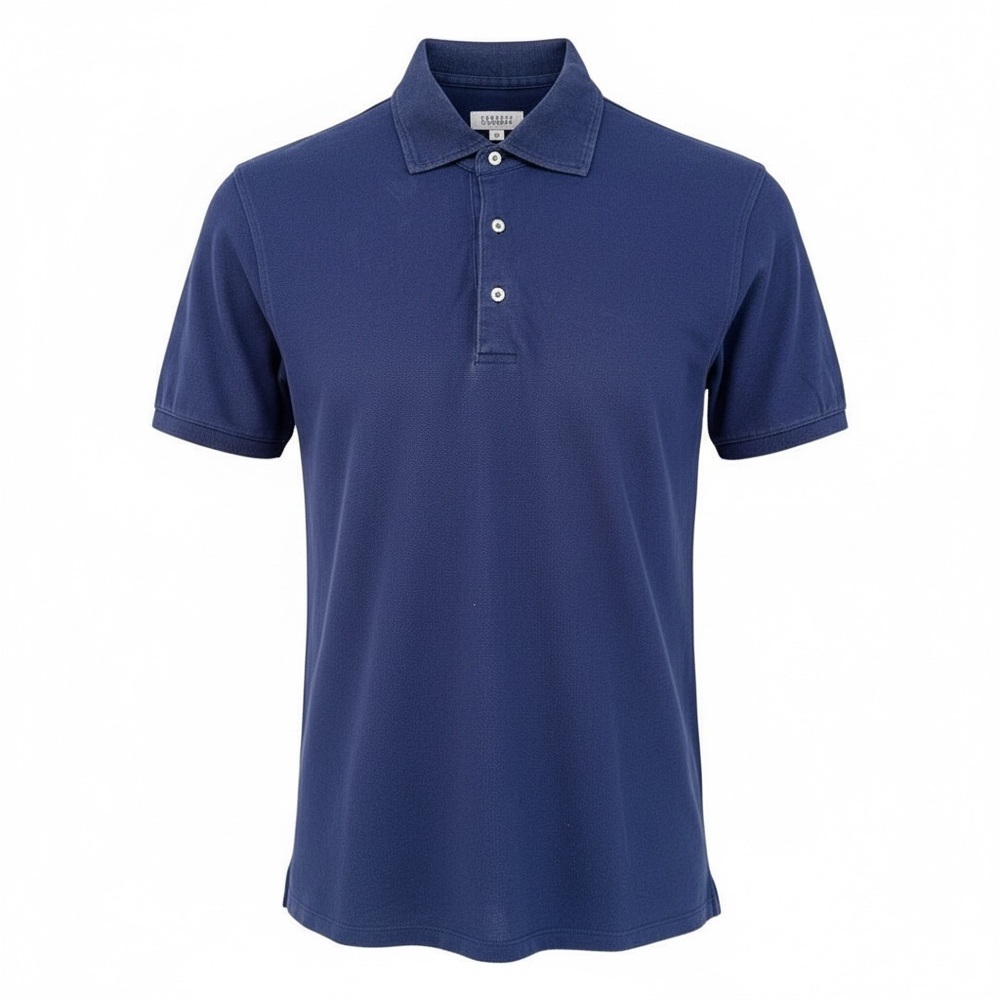 👔 Barneys New York Blue Polo Shirt | Made in Italy | Size M
